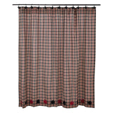 Carson Star Shower Curtain - Primitive Star Quilt Shop - 1