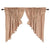 Bradley Scalloped Lined Prairie Swag Curtains