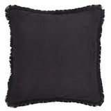 Burlap Black Pillow 16" Filled - Primitive Star Quilt Shop - 1