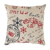 Joyeux Christmas Pillow 12x12" - Primitive Star Quilt Shop - 1