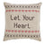 Merry Little Christmas Let Your Heart Pillows 12x12" - Set of 2