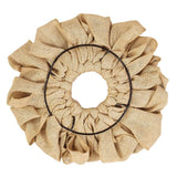 Burlap Natural Wreath 15" - Primitive Star Quilt Shop - 2