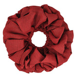 Burlap Red Wreath 15" - Primitive Star Quilt Shop - 1