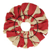 Burlap Natural and Red Wreath 15" - Primitive Star Quilt Shop - 2