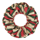 Burlap Natural, Red and Green Wreath 20" - Primitive Star Quilt Shop - 1