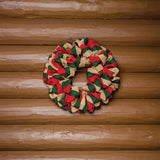 Burlap Natural, Red and Green Wreath 20" - Primitive Star Quilt Shop - 3