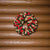 Burlap Natural, Red and Green Wreath 20"