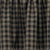 Sturbridge Black Lined Prairie Swag Curtains