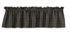 Sturbridge Black Unlined Valance 72"