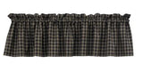 Sturbridge Black Unlined Valance 72"