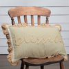 Prairie Winds Blessed Pillow 14x22" Filled