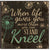 Kneel Mounted Print Wood Sign 12x12"