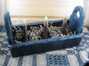 Black Flower Box with Timer Taper Candles - Primitive Star Quilt Shop - 8