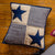 Jamestown Black Quilted Pillow 16" Filled