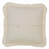 Abigail Ruffle Pillow 18" Down Filled - Primitive Star Quilt Shop - 3