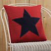 American Star Applique Pillow 18" Filled