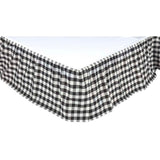 Annie Buffalo Check Black Bed Skirt in 3 SIZES