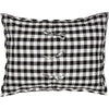 Annie Buffalo Check Black Quilted Standard Sham 21x27"