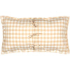 Annie Buffalo Check Tan Quilted King Sham 21x37"