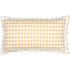 Annie Buffalo Check Tan Quilted King Sham 21x37"