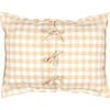 Annie Buffalo Check Tan Quilted Standard Sham 21x27"