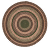 Barrington Round Braided Tablemat 13" - Primitive Star Quilt Shop