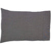 Black Chambray Pillow Case - Set of 2