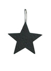 Black Star Shower Curtain Hooks - Set of 12 - Primitive Star Quilt Shop