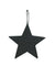 Black Star Shower Curtain Hooks - Set of 12