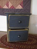 Black Farmhouse Drawers - Primitive Star Quilt Shop - 2