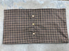 Vintage Star Black Quilted Standard Sham 20x26"