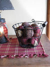 Black Wire Basket - Primitive Star Quilt Shop - 2