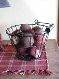 Black Wire Basket - Primitive Star Quilt Shop - 1