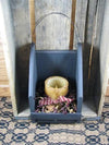 Black Wall Candle Holder with Timer Pillar - Primitive Star Quilt Shop - 6