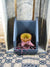 Black Wall Candle Holder with Timer Pillar