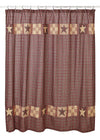 Bradford Star Shower Curtain - Primitive Star Quilt Shop