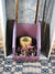 Burgundy Wall Candle Holder with Timer Pillar