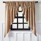 Burlap Natural Prairie Curtains