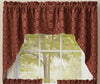 Campbell Wine Lined Swag Curtains - Primitive Star Quilt Shop - 1