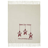 Candle Star Blessings Woven Throw