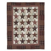 Abilene Star Quilted Throw - Primitive Star Quilt Shop - 2