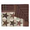 Abilene Star Quilted Throw - Primitive Star Quilt Shop - 4