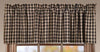 Bingham Star Plaid Lined Valance - Primitive Star Quilt Shop - 2