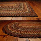 Biscotti Oval Cotton Braided Floor Runner 2'6"x6' - Primitive Star Quilt Shop - 2