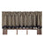 Black Check Scalloped Layered Lined Valance 72"