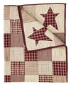 Cheston Primitive Star Quilted Throw - Primitive Star Quilt Shop - 4