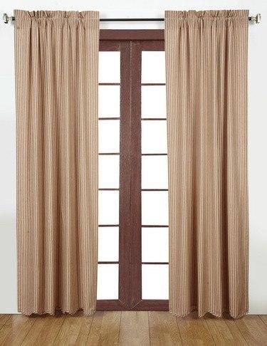 Cheston Scalloped Lined Panel Curtains 84" - Primitive Star Quilt Shop - 1