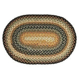 Cocoa Bean Oval Cotton Braided Rug 24x36" - Primitive Star Quilt Shop - 1