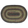 Enigma Oval Cotton Braided Rug 4x6' - Primitive Star Quilt Shop - 1