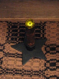 Grungy Drip Battery Timer Candle - Ivory 4" - Primitive Star Quilt Shop - 3